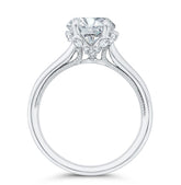 14 Karat White Gold Diamond Engagement Ring- Special Order Only